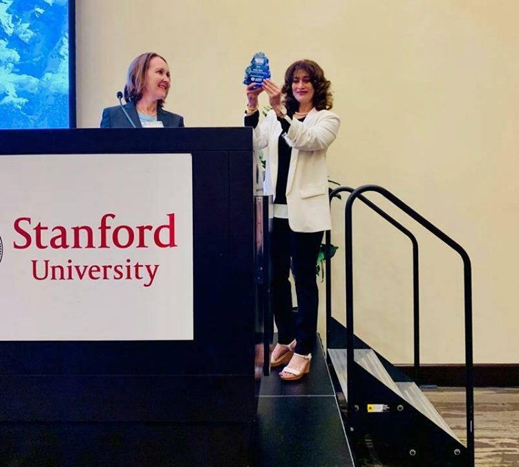 MGPO, CEO Aisha Khan Receiving Stanford Bright Award
